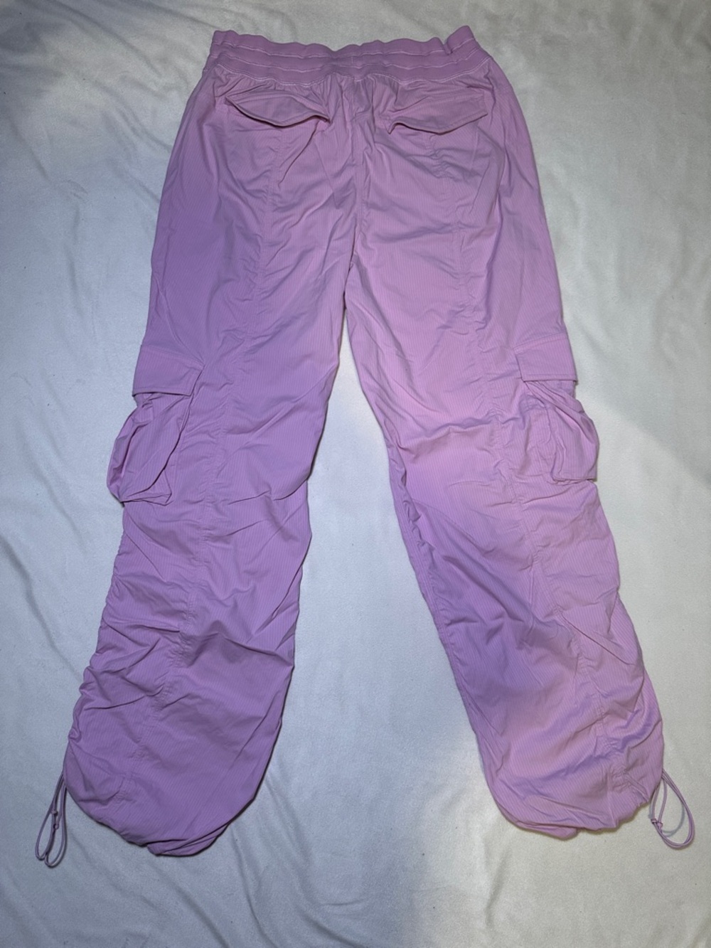 Lululemon Athletica Pink Dance Studio Relaxed-Fit Mid-Rise Cargo Pants Size M - Picture 2 of 15